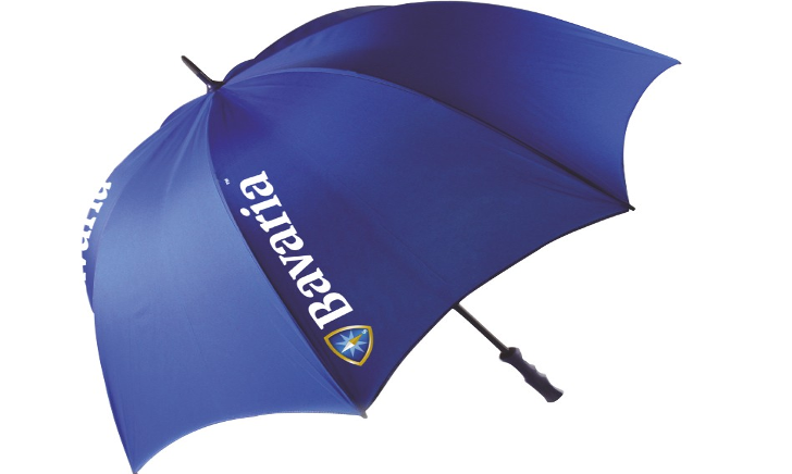 Blauwe bavaria paraplu